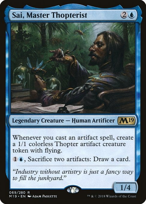 Card # 69  Sai, Master Thopterist Magic 19