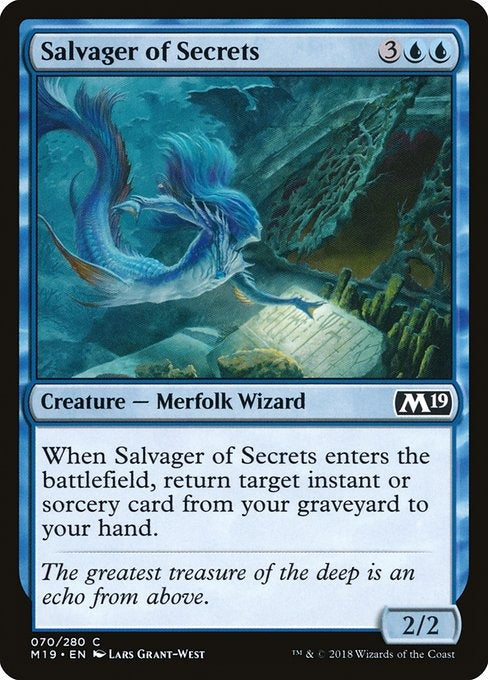 Card # 70  Salvager of Secrets Magic 19