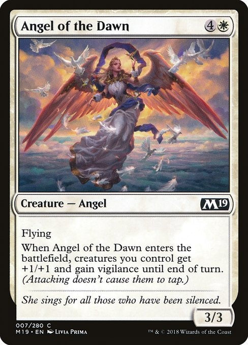Card # 7  Angel of the Dawn Magic 19