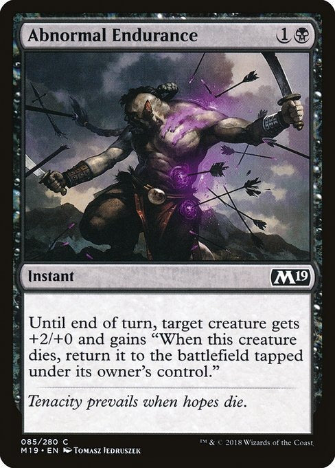 Card # 85  Abnormal Endurance Magic 19