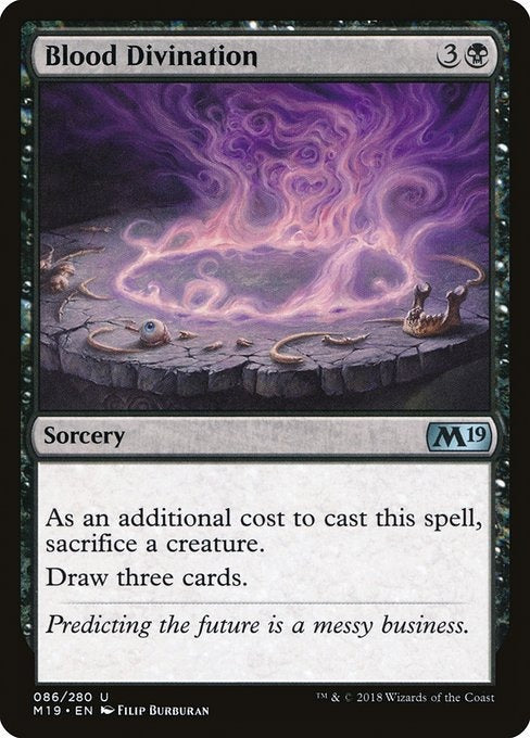 Card # 86  Blood Divination Magic 19