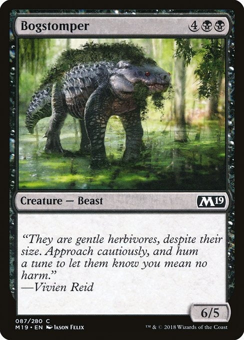 Card # 87  Bogstomper Magic 19