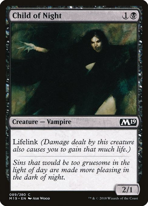 Card # 89  Child of Night Magic 19