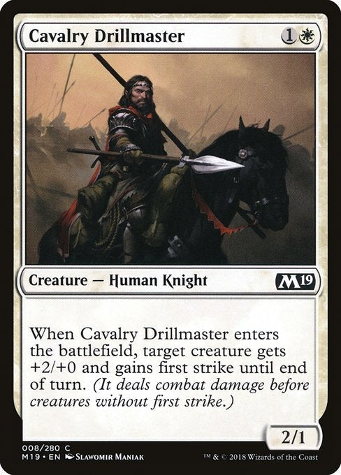 Card # 8  Cavalry Drillmaster Magic 19