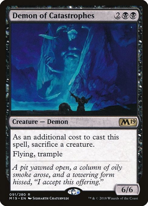 Card # 91  Demon of Catastrophes Magic 19