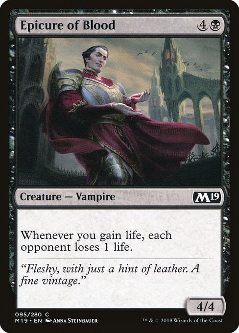 Card # 95  Epicure of Blood Magic 19