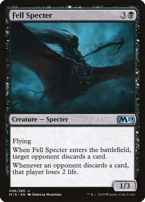 Card # 96  Fell Specter Magic 19