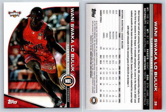 Card # 29 Tahjere McCall Cairns Taipans NBL Topps 2023 2024