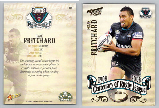 Card #   171 FRANK PRITCHARD NRL Centenary of Rugby League