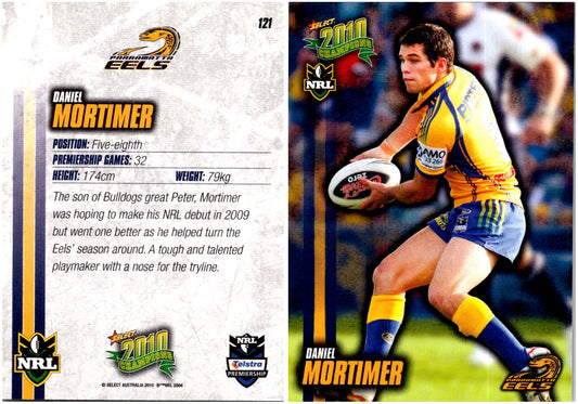 Card #  121 Daniel Mortimer NRL 2010 Champions