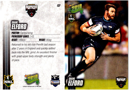 Card #  127 Shane Elford NRL 2010 Champions