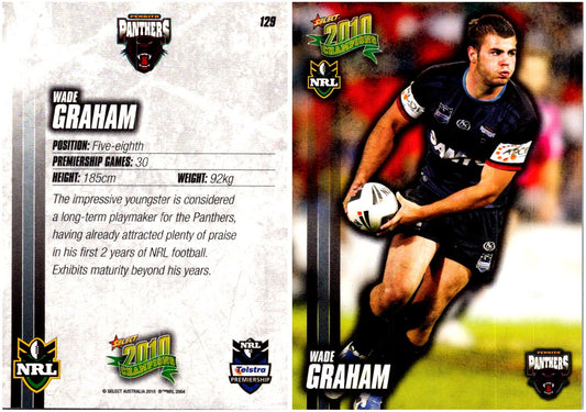 Card #  129 Wade Graham NRL 2010 Champions