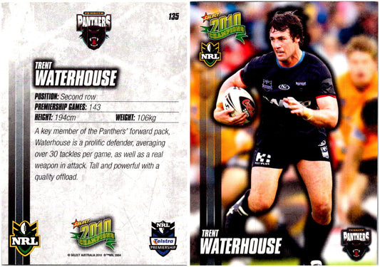 Card #  135 Trent Waterhouse NRL 2010 Champions
