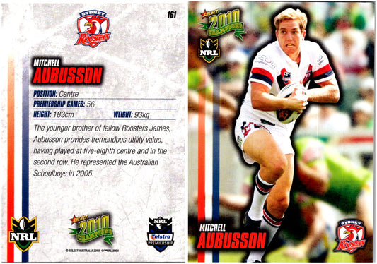 Card #  161 Mitchell Aubusson NRL 2010 Champions