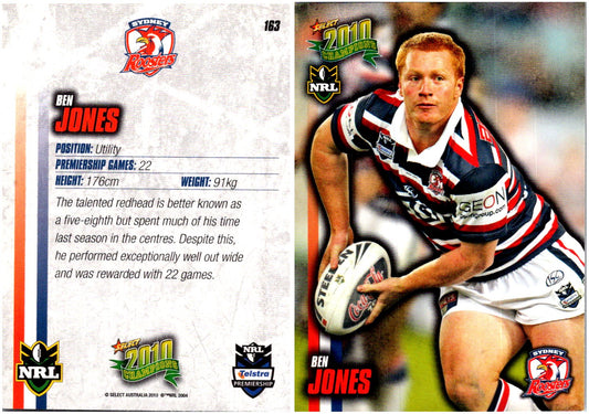 Card #  163 Ben Jones NRL 2010 Champions