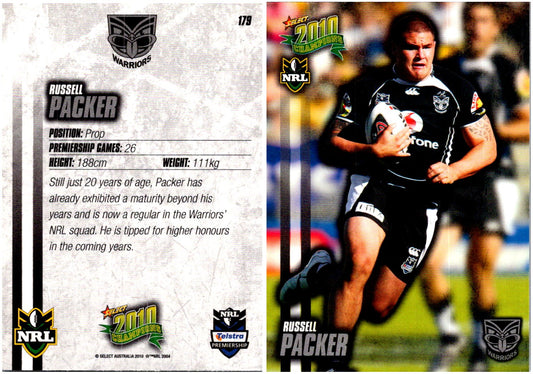 Card #  179 Russell Packer NRL 2010 Champions