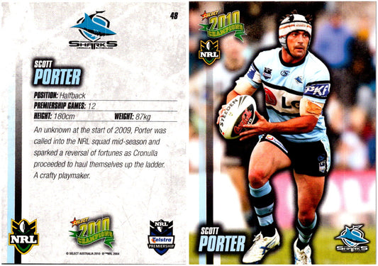Card #  048 Scott Porter NRL 2010 Champions