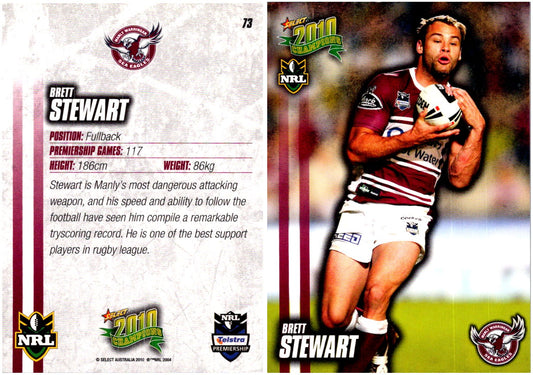 Card #  073 Brett Stewart NRL 2010 Champions