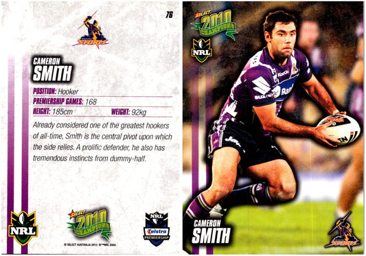 Card #  076 Cameron Smith NRL 2010 Champions