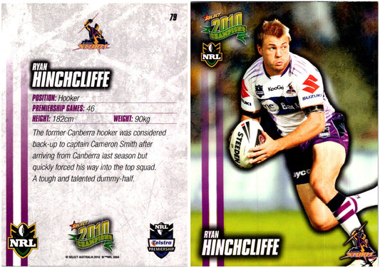 Card #  079 Ryan Hinchcliffe NRL 2010 Champions
