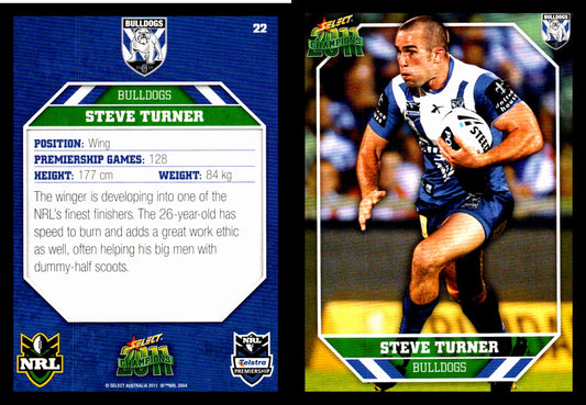 Card #  022 Steve Turner NRL 2011 Champions