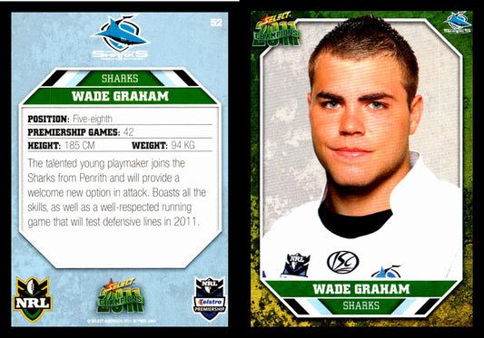 Card #  052 Wade Graham NRL 2011 Champions