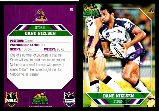 Card #  081 Dane Nielsen NRL 2011 Champions