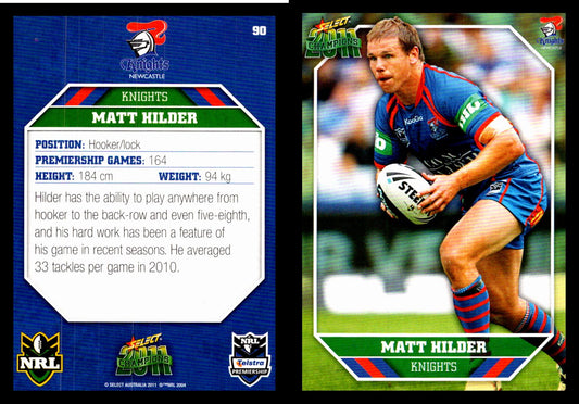 Card #  090 Matt Hilder NRL 2011 Champions
