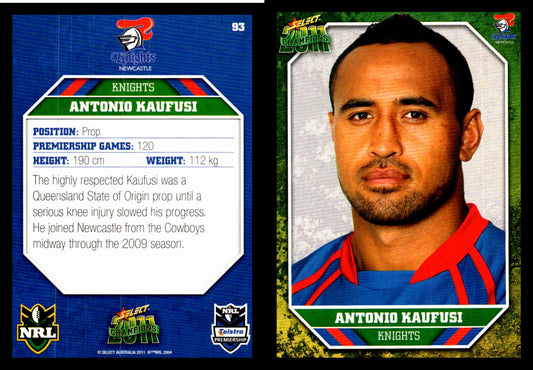 Card #  093 Antonio Kaufusi NRL 2011 Champions