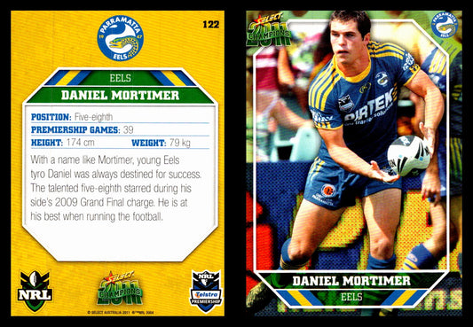 Card #  122 Daniel Mortimer NRL 2011 Champions