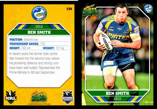 Card #  124 Ben Smith NRL 2011 Champions