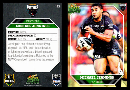 Card #  132 Michael Jennings NRL 2011 Champions