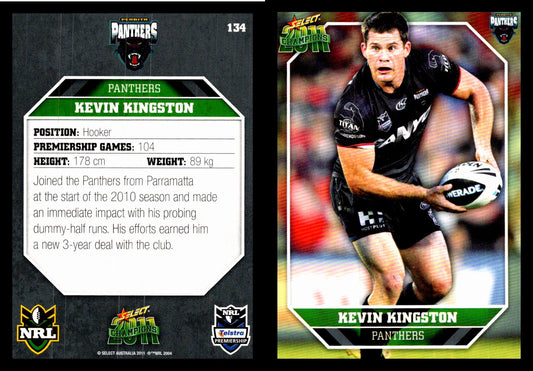 Card #  134 Kevin Kingston NRL 2011 Champions