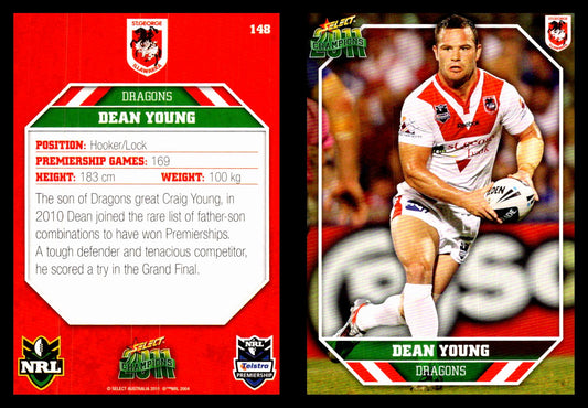 Card #  148 Dean Young NRL 2011 Champions