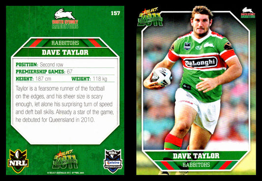 Card #  157 Dave Taylor NRL 2011 Champions