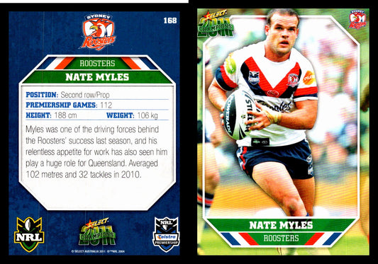 Card #  168 Nate Myles NRL 2011 Champions