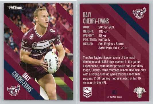 Card # 052 Daly Cherry-Evans NRL 2021 Traders Sea Eagles