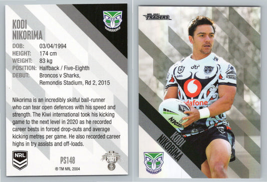 Card # PS 148 Kodi Nikorima NRL 2021 Traders Warriors
