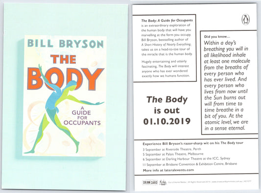 The Body  Bill Bryson Flyer