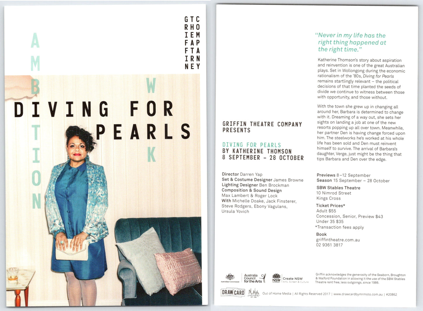 Diving for Pearls Flyer