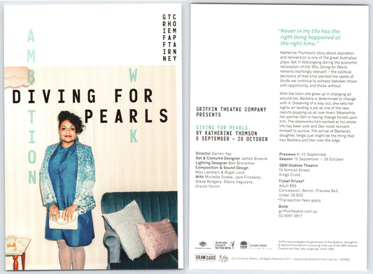 Diving for Pearls Flyer