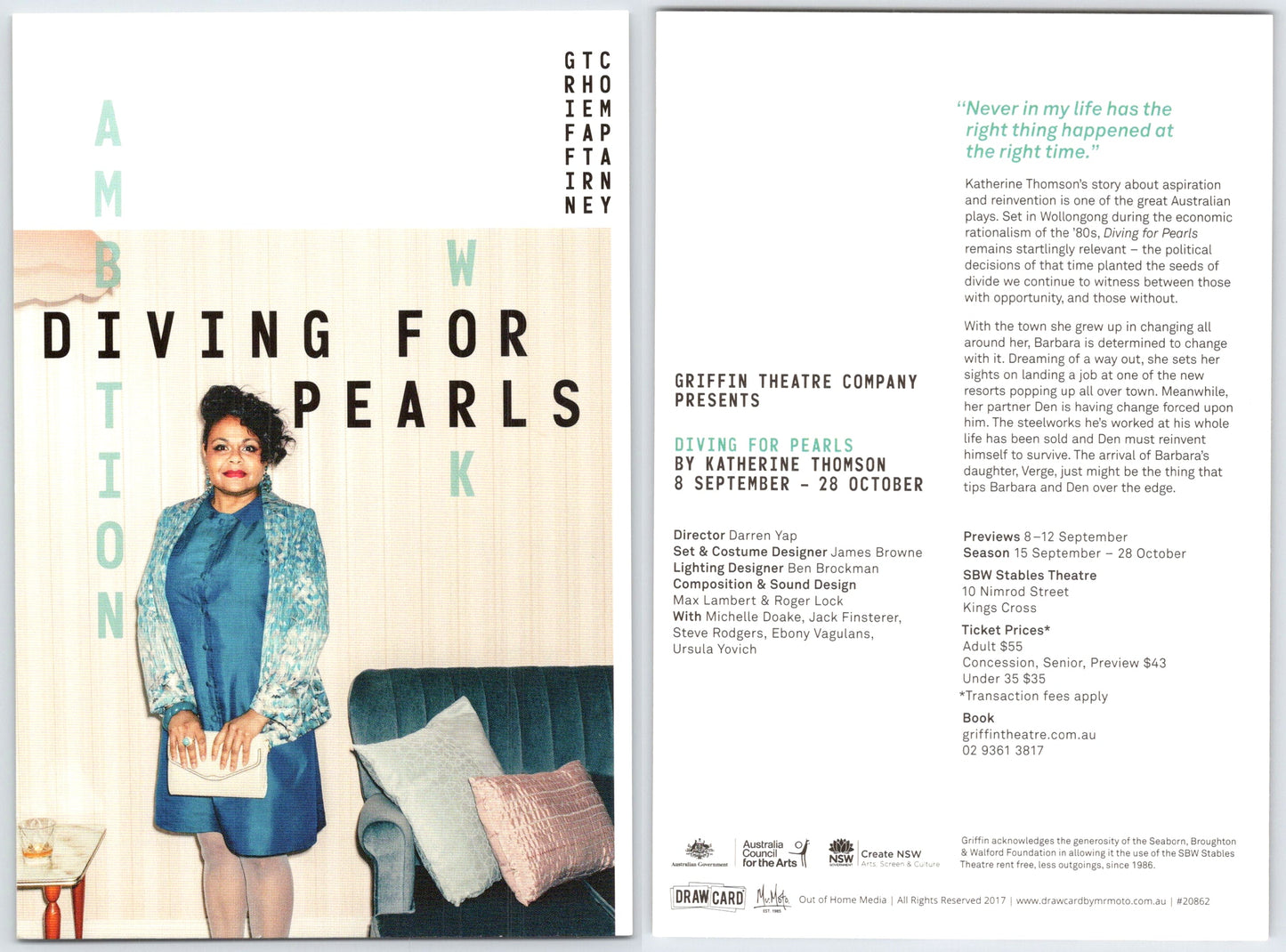 Diving for Pearls Flyer 2