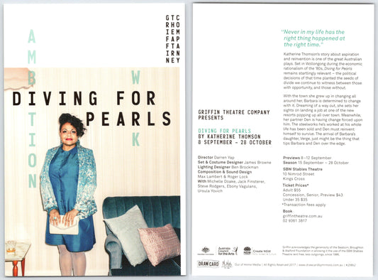 Diving for Pearls Flyer 2
