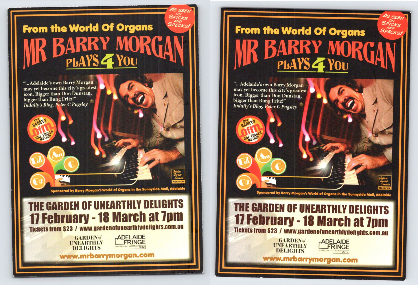 Mr Barry Morgan Plays 4 You