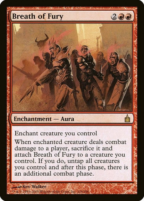 Card #  RAV 116 Breath of Fury Ravnica: City of Guilds