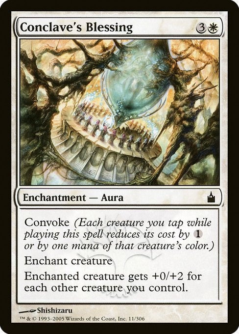 Card #  RAV 11 Conclave's Blessing Ravnica: City of Guilds
