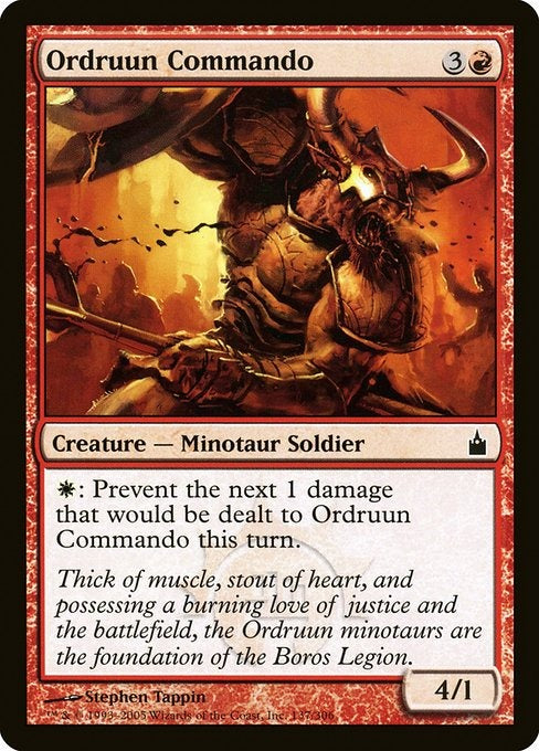 Card #  RAV 137 Ordruun Commando Ravnica: City of Guilds