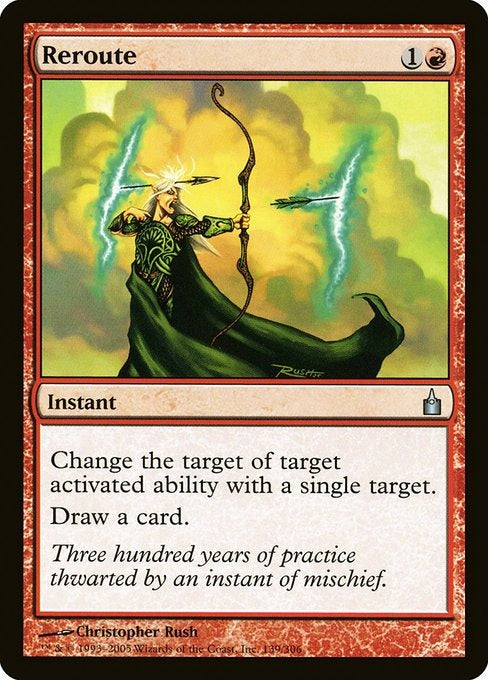 Card #  RAV 139 Reroute Ravnica: City of Guilds