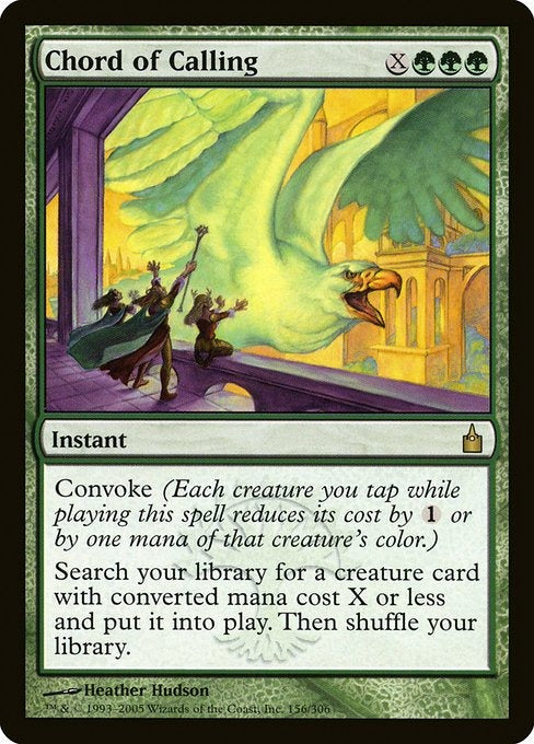Card #  RAV 156 Chord of Calling Ravnica: City of Guilds