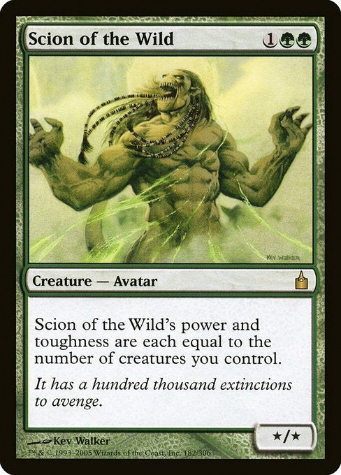 Card #  RAV 182 Scion of the Wild Ravnica: City of Guilds